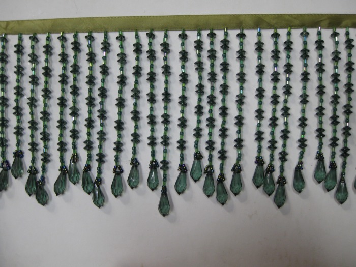 GLASS BEADED FRINGE GLASS BEADED FRINGE